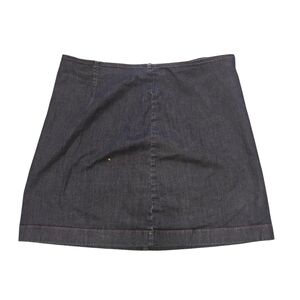 Ann Taylor Women's Classic Black Denim Skirt Size 10